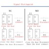 Magnetic Door Switch NC Wired Door Alarm Magnetic Contact Sensor