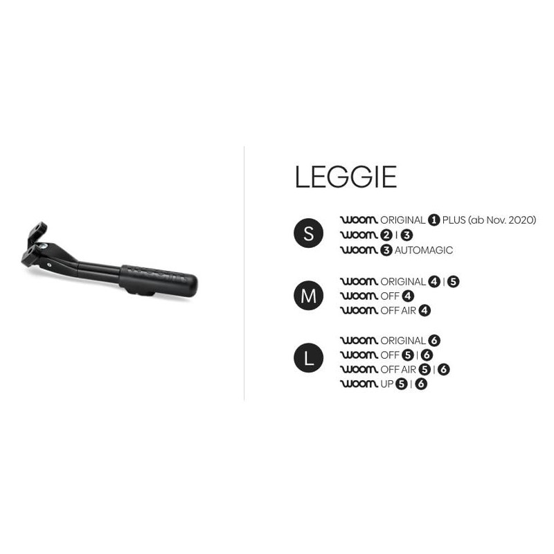 woom Leggie Side Stand Children's Bicycle Accessories Original 4 &