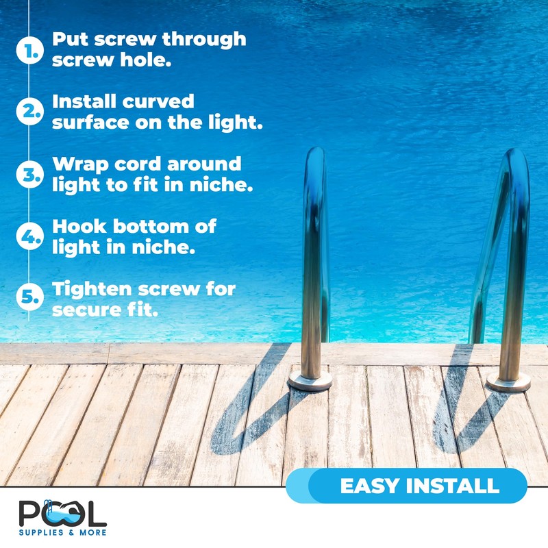 Pool Light Wedge - Swimming Pool Light Wedge Fixes Broken