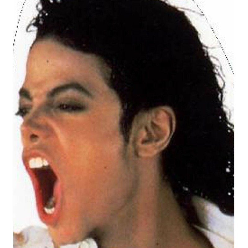 Michael Jackson -hand up - 77" Tall Life Size Cardboard