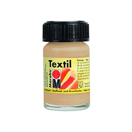Marabu Textil Jar 15ml - Sahara, Fabric Paint, 4.5 x 3 x 3.2 cm
