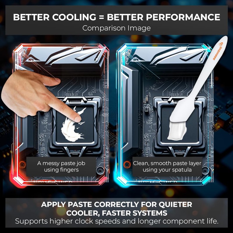 AAAwave Thermal Paste Spreader - Spatula for Applying and Spreading
