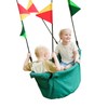 Large Platform 53'' RPET Boat-Shaped Swing, Canoe Tree Swing for