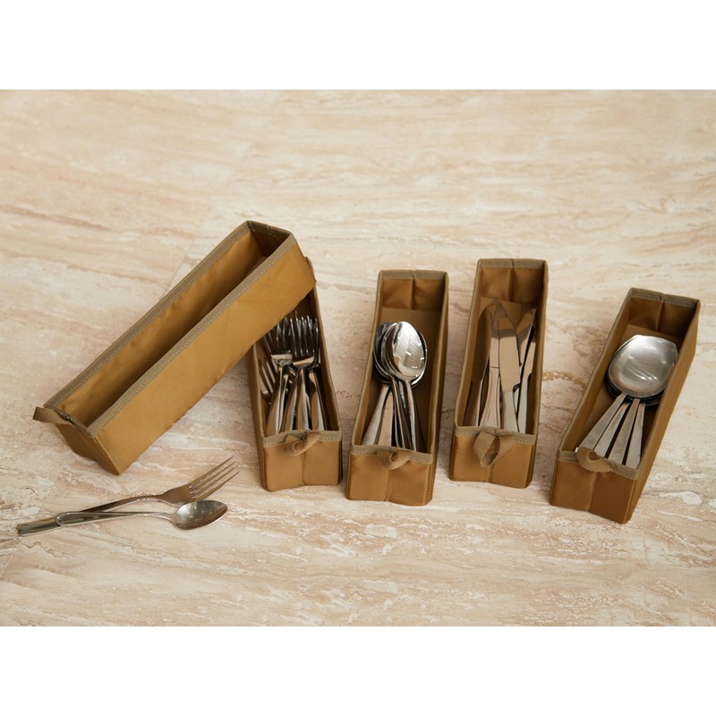 Flatware Storage - Washable and Stain Resistant, ID Window, Kitchen