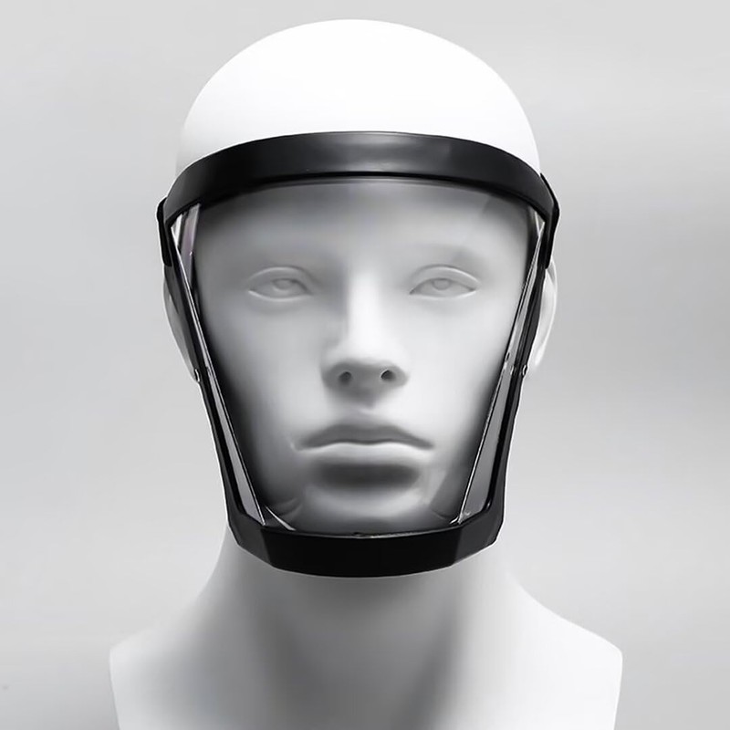 Super Protective Anti-fog Face Shield Reusable Face Mask PC Full