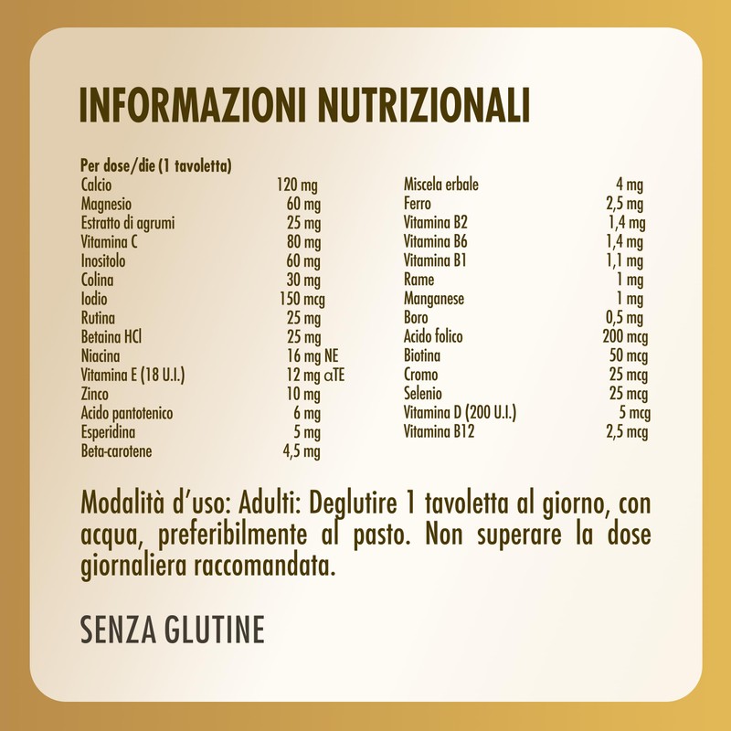 Solgar MULTINUTRIENT – Multivitaminico e minerale con minerali chelati, adatto