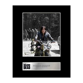 Norman Reedus, Daryl Dixon Signed Mounted Photo Display The Walking Dead