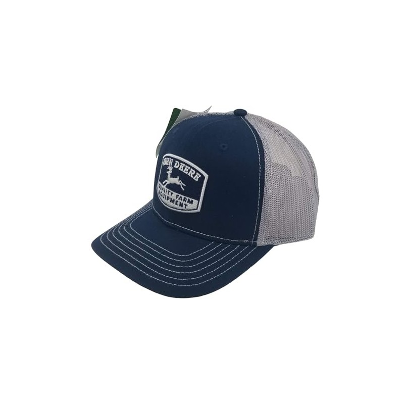 John Deere Mens' Navy/Grey Mesh Back Hat/Cap - LP73373