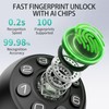 Fingerprint Door Lock Biometric Keypad Smart Door Knob | Bedroom