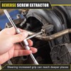 TOPEC Screw Extractor and Left Hand Drill Bit Set -