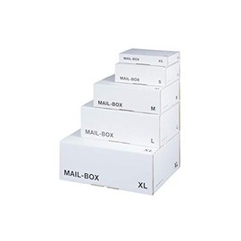 Mail-Box M, White, 331 x 241 x 104 mm, Pack of 20