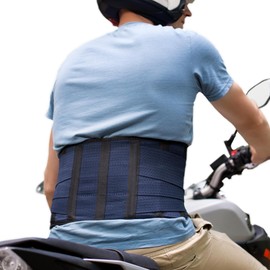 AVESTON Kidney Belt Back Support Brace for Motorcycle Riding Motocross for Men/Women Large size fits Circumference 35 – 40 inch Around belly