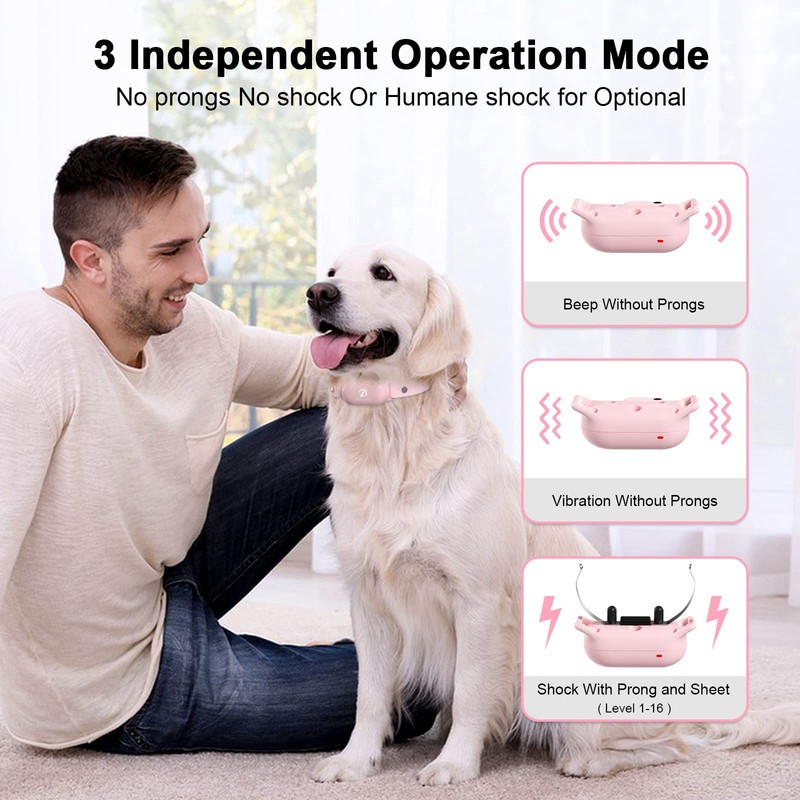 Bousnic Dog Training Collar with Remote - 1000ft Dog Shock