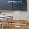 HMYHUM Small Acrylic Podium Stand, Angle Adjustable, 15.7" L x