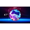 DEALZOOM Gaming Chair Mat RGB Gaming Lights (Galaxy Controller 47”)