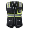 HoliSecure Safety Vest for women, Hi vis Reflective Lady Work