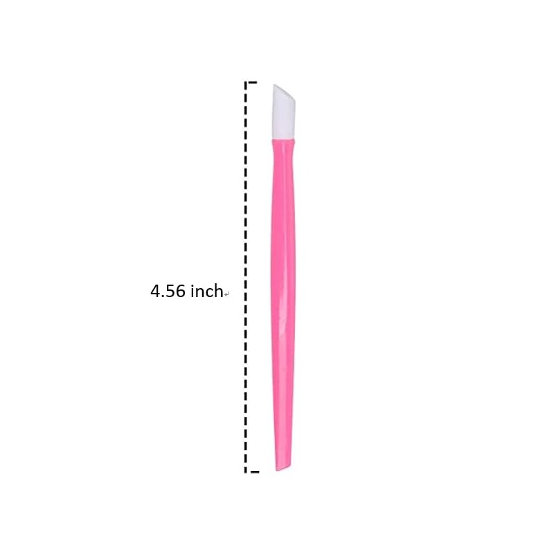 Soft 'N Style Professional Plastic Cuticle Pusher (5 pink purple)