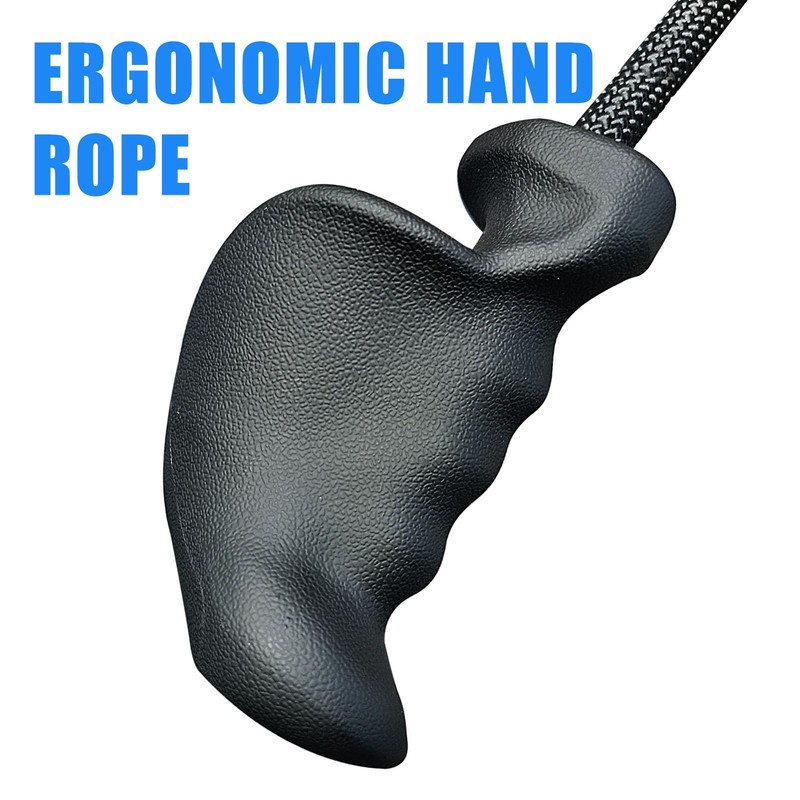 Ergonomic Tricep Rope Pull Down Attachment, Upgraded Long Triceps Rope