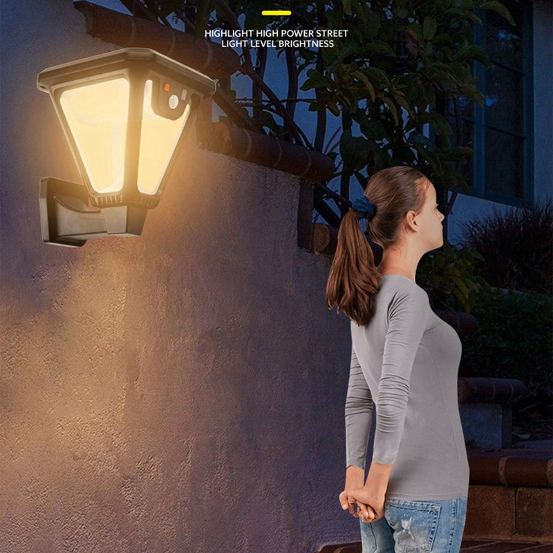 Motion Sensor Solar Wall Light Motion Sensor Waterproof Bright Light