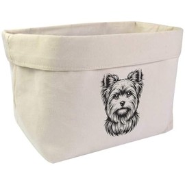 Large 'Yorkshire Terrier' Canvas Organiser/Storage Bag (OR00033462)