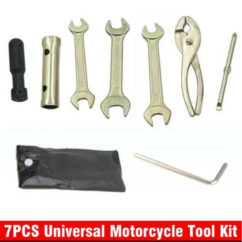 Motorcyco Motorcycle Hand Tool Kit Spark Plug Spanner Wrench Socket