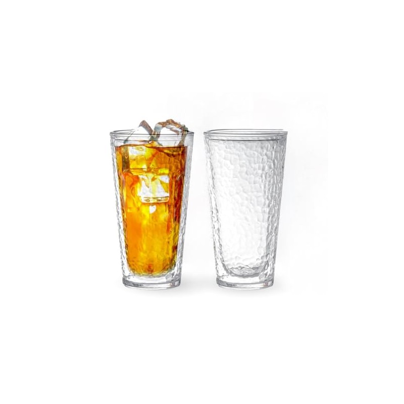 KLIFA- NICE- 20 oz, Acrylic Insulated Tumbler Set, Double-wall Drinking
