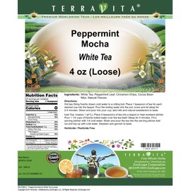 Peppermint Mocha White Tea (Loose) (4 oz, ZIN: 536010)