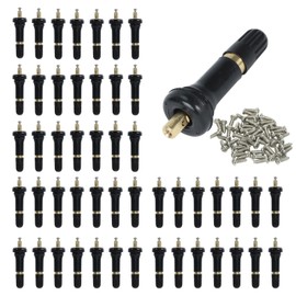 TPMS 20008/20018 Tire Pressure Sensor Rubber Snap-in Valve Stems Replacement for GM Chevy(50 pcs/Bag)