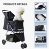 Pet Stroller for Dogs and Cats Foldable,Lightweight, and Durable Ideal