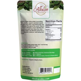 Allspice Tea Organic - 100% Alkaline - 15 Unbleached/Chemical-Free Tea bags - Caffeine-Free, No GMO
