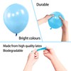 KAWKALSH 200pcs Light Blue Balloons 5 Inch, Small Mini Latex