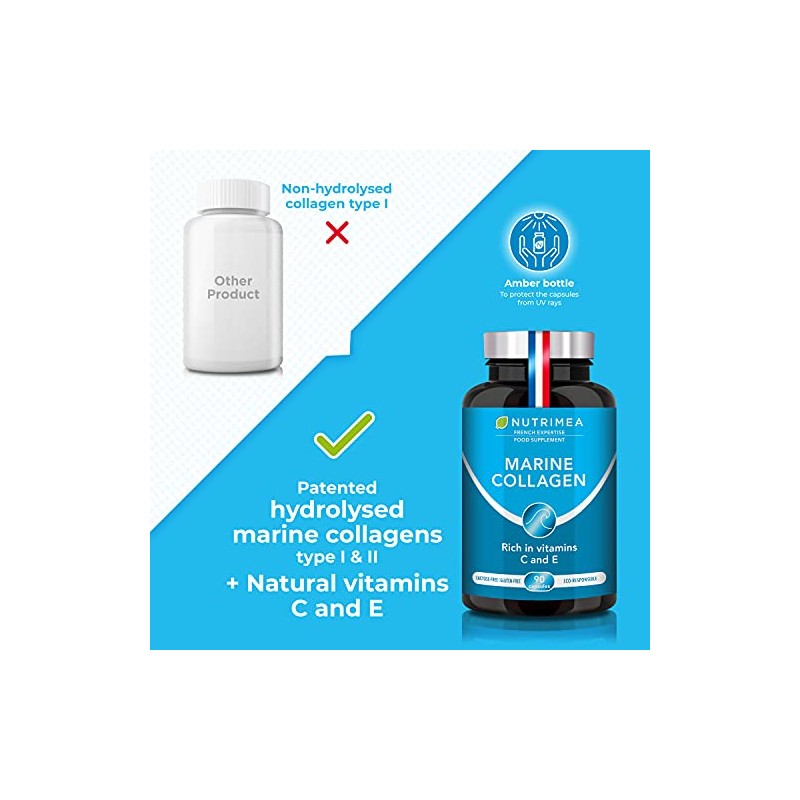 Laboratoires Nutrimea - Marine Collagen Capsules - with Vitamins A