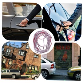BUGUUYO Car Door Edge Protector Strip Transparent Auto Collision Seal Trim for Vehicle Door Guard Noise Reduction Scratch Resistance Multi Functional for Cars Appliances