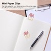100Pcs Paper Clips Cute French Fries Shape Electroplating Process Lightweight