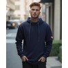 TICOMELA FR Hoodies Pullover 10.5oz Cottoon Fleece Navy Flame Resistant