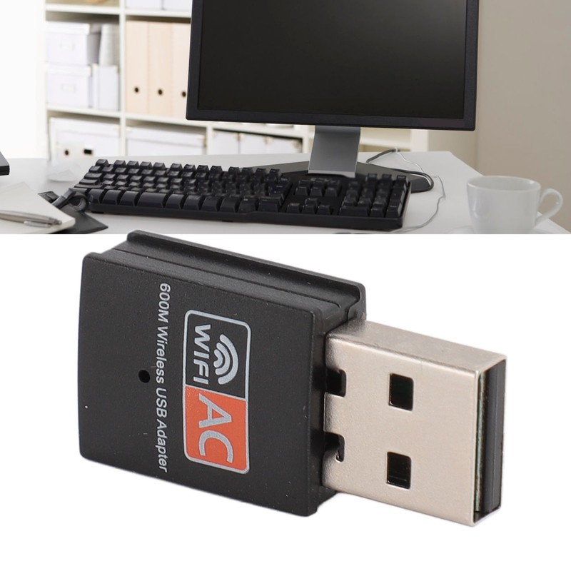 AC600 USB WiFi Adapter for PC Nano Support 802.11ac 2.4G