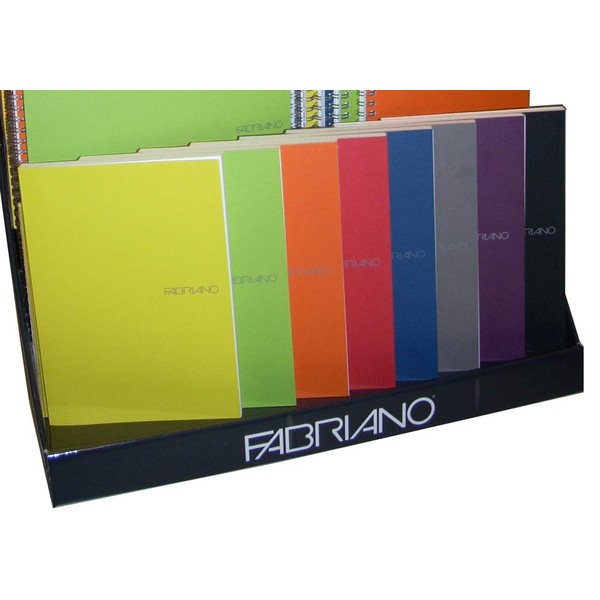 Fabriano EcoQua Dot Grid Note Pad, Large, Glue-Bound, 90 Sheets, Stone