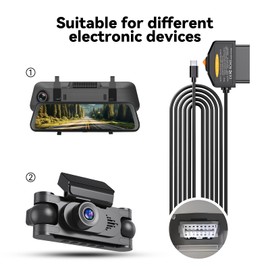 SKDW OBD OBDII OBD2 16 Pin Female Connector K + CAN K Line Jumper Tester Cable Universal Pigtail DIY Mobley Adapter for Motorcycle Car Truck 1ft Feet 30cm/12