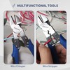KAIHAOWIN 8.1 inches (205 mm) Nipper, Strong Nipper, Electrician Nipper,