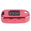 Carbon Fiber Style Folding Car Key Fob Cover Protective Case