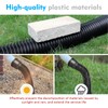 Bocguy Rain Gutter Downpipe, 1 Piece Gutter Flexible Downpipe Extension,