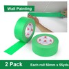 BOMEI PACK 2 Inch Green Painters Tape, 2 Pack Paint