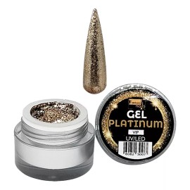 Fantasy Gel Vip Platinium Gold Uñas Acrilicas , Fantasy