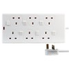 Pro Elec PEL00029 6 Way Individually Switched Extension Lead, 2