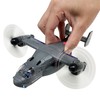 Osprey Airplane Transportation Toy Light Up Sound Deformation Propeller Pull