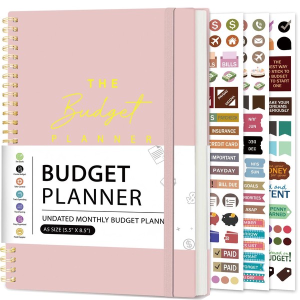 Budget Planner Ledger Account Book Monthly Expense Tracker & Bill