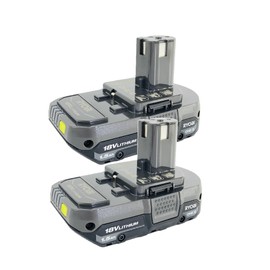Ryobi P189 18V 1.5Ah Battery Packs - 2 Pack