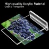 BlueValley Clear Acrylic Sign Holder - 6 Pack 5x7" Double