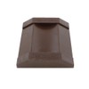 Lifeswonderful - 4X Brown Rubber Castor Cups - Non Slip