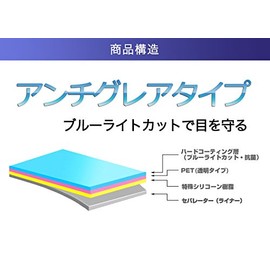 ClearView 【2枚セット】2DS LL対応 液晶保護フィルム 清潔で目に優しいアンチグレア・ブルーライトカットタイプ